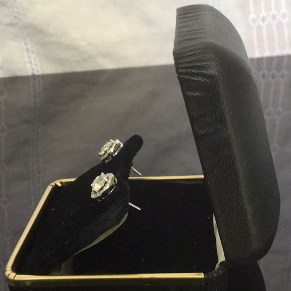 .925SterlingSilver10MMClearSwarovski Cryt&18 3MM - Picture 2 of 5